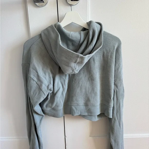 Light Turquoise Cropped Hoodie Skims - Picture 3 of 3